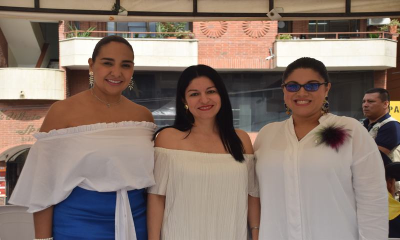 Adriana Escobar Gómez, Rosa Fernanda Chacón y Heidy Lorena Sánchez, Personera de Neiva.